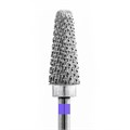 Фреза твердосплавная "Кристалл" ТВС, грубая (фиолетовая) насечка, конус, Ø 0,6 см кт-23360-06 - фото 560472