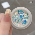 Хлопья для ногтей Aurora Opal Pink №4, 7,5 г aop-04