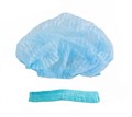 Шапочка Шарлотка одноразовая, цвет: голубой (спанбонд) 25 шт./уп. Бо/04-698 - фото 561448