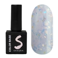 База для ногтей Sakura BAS094 камуфлирующая с поталью, 9 мл BAS094