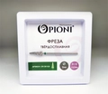 Фреза твердосплавная Opioni, конус (елка), крупная (зеленая), Ø0,5 см, КОн Op/251GX