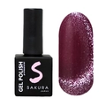 Гель-лак Sakura S278 с эффектом кошачий глаз, 9 мл S278