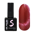 Гель-лак Sakura S279 с эффектом кошачий глаз, 9 мл S279