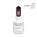 Топ для ногтей Delaro Rubber Vinyl бархатистый, 15 мл Del/TRV15