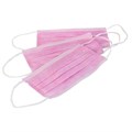 Маски 3-х слойные Safety, розовые, 50 шт/уп Safe/MP - фото 564253
