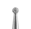 Алмазная фреза Кристалл мягкая (красная) насечка, Ø0,23 см, шар  К56.001.020.23м(26)