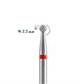 Алмазная фреза Кристалл мягкая (красная) насечка, Ø0,23 см, шар  К56.001.020.23м(26) - фото 564696