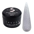 УФ-гель для ногтей Sakura камуфлирующий моделирующий G014, 13 мл G014
