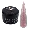 УФ-гель для ногтей Sakura камуфлирующий моделирующий G016, 13 мл G016