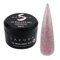 УФ-гель для ногтей Sakura камуфлирующий моделирующий G016, 13 мл G016