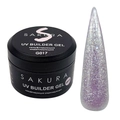 УФ-гель для ногтей Sakura камуфлирующий моделирующий G017, 13 мл G017
