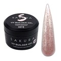 УФ-гель для ногтей Sakura камуфлирующий моделирующий G018, 13 мл G018