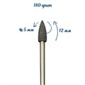 Полировщик силиконовый (серый) Размер 5х12 мм Robin Nails gr/P404s - фото 564989