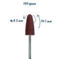 Полировщик силиконовый Robin Nails, коричневый, размер 8,5х19,7 мм gr/P824k