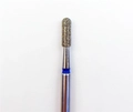 Алмазная фреза Opioni средняя (синяя) насечка, Ø2,3 мм, цилиндр(бочонок) Opi/ФацС2.3-7С