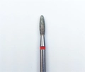 Алмазная фреза Opioni мелкая (красная) насечка, Ø2,3 мм, пламя тупое Opi/ФапЗ2.3-8М