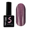 Топ для ногтей Sakura Top160 с эффектом втирки, 9 мл Top160