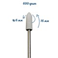 Полировщик силиконовый Robin Nails белый, размер 6х16 мм gr/P205w - фото 565581