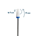 Керамическая фреза 3/32 Umbrella M средняя (синяя) насечка, Ø0,4 см, кукуруза  km/ZL036