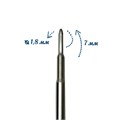 Стальная фреза Robin Nails для удаления кутикулы 22003, Ø0,18 см, безопасная gr/22003 - фото 565616