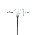 Керамическая фреза Premium Tirch Cylinder 3/32 C грубая (зеленая) насечка, Ø0,6 см, кукуруза FP-11