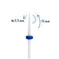 Керамическая фреза 3/32 Small Cone M средняя (синяя) насечка, Ø0,23 см, конус km/ZL054 - фото 565657