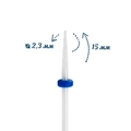 Керамическая фреза 3/32 Small Cone M средняя (синяя) насечка, Ø0,23 см, конус km/ZL054