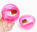 Щетка для очистки фрез в розовом футляре brush_pink - фото 565712