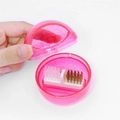 Щетка для очистки фрез в розовом футляре brush_pink