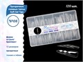 Прозрачные гелевые типсы Soft Gel Tips №10 острые/бриллиант, 120 шт (12 размеров) SGT12-08 - фото 565794