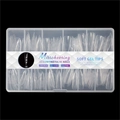 Прозрачные гелевые типсы Soft Gel Tips №10 острые/бриллиант, 120 шт (12 размеров) SGT12-08