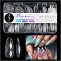 Прозрачные гелевые типсы Soft Gel Tips №12 овал/бриллиант, 120 шт (12 размеров) SGT12-03 - фото 565805