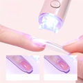 Портативный UV LED фонарик, usb, бежевый uvfon-beg