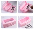Бокс для дезинфекции маникюрного инструмента, розовый 4772pink - фото 565855 Бокс для дезинфекции маникюрного инструмента, розовый 4772pink - фото 565855