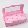 Бокс для дезинфекции маникюрного инструмента, розовый 4772pink - фото 565859 Бокс для дезинфекции маникюрного инструмента, розовый 4772pink - фото 565859