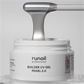 Гель для ногтей RuNail моделирующий c жемчужным эффектом BUILDER UV GEL PEARL 2.0 №9961, 15 г 9961