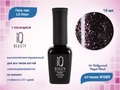 Каучуковый гель-лак IQ BEAUTY №089 с кальцием, GO HOLLYWOOD Royal Black, 10 мл IQGP089