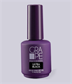 Гель-лак GRAPE Color Ultra Black, 15 мл GR0857
