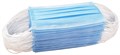 Маска медицинская трехслойная одноразовая нестерильная, 175*90 мм, 50 шт., голубая NO/маски-г