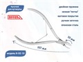 Кусачки для кутикулы Nippon Nippers, двойная пружина, матовые, лезвие 10 мм NNN-02-10