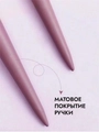 Набор кистей для макияжа, 9 предметов, сиреневый кейс kmn-9-sir
