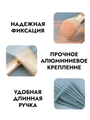 Набор кистей для макияжа в голубом чехле, 10 шт kmn-017-gol