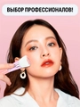 Кисть для макияжа, розовая, синтетика Km-001-pink