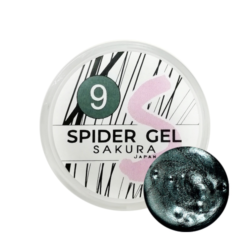 Металлизированная паутинка Spider Gel №9, 5 мл