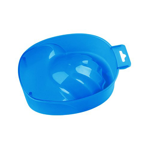 Ванночка для маникюра пластиковая (14 Прозрачно-синяя) "IRISK"