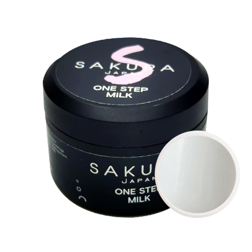 UV/LED Universal gel - Camouflage "Milk"- камуфлирующий однофазный  гель "Sakura" 14 гр.