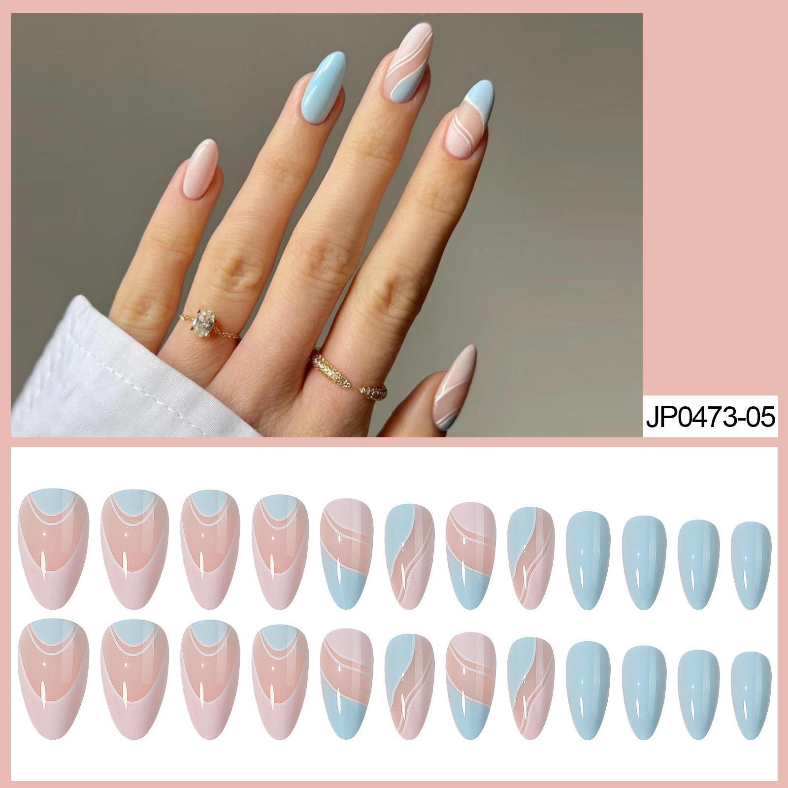 Накладные ногти Beautiful Nails Do-It-Yourself №0473-05, 24 шт. (артикул:  JP0473-05) по цене 160 руб. — купить в интернет-магазине SiNail с доставкой  по России