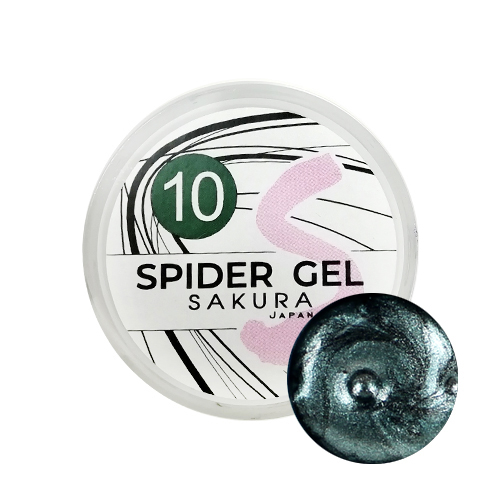 Металлизированная паутинка Spider Gel №10, 5 мл