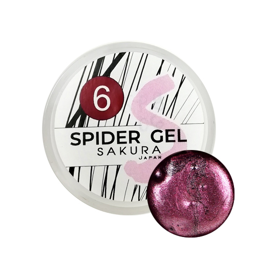 Металлизированная паутинка Spider Gel №6, 5 мл