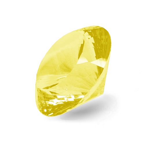 Кристалл большой (3XL) Жёлтый (для демонстрации дизайна)
